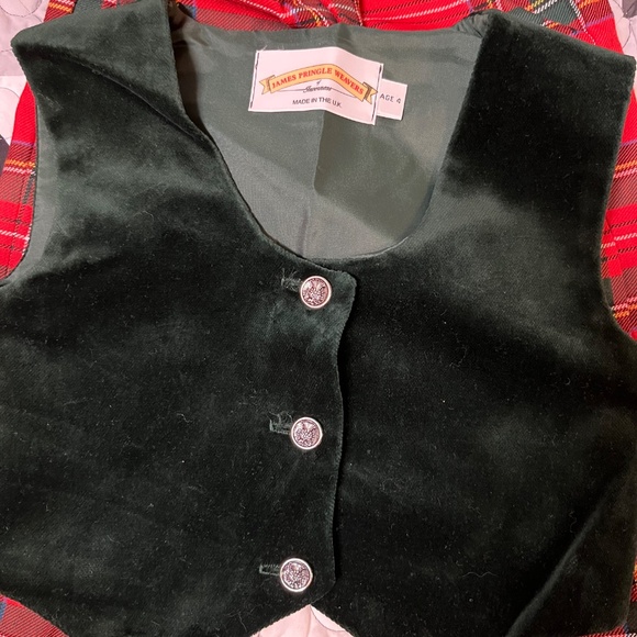 Vintage Scottish wool and velvet formal attire - Picture 2 of 6